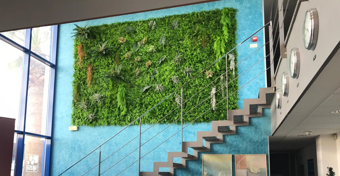 Ventajas decorativas de los jardines verticales artificiales