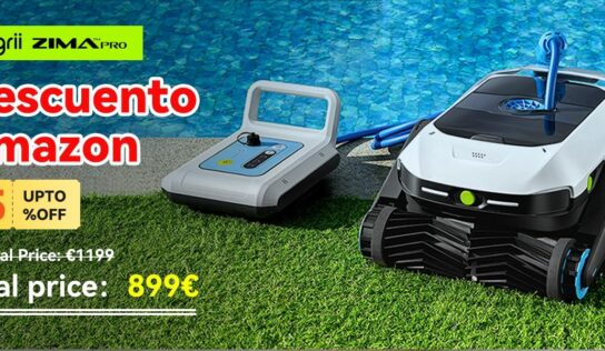 Primer robot limpiador de piscina inalámbrico ultrasónico Degrii Zima Pro: oferta de hasta el 25% de descuento