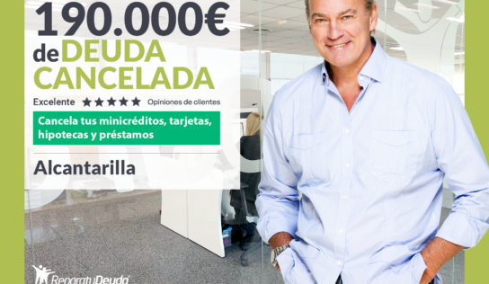 Repara tu Deuda Abogados cancela 190.000€ en Alcantarilla (Murcia) con la Ley de Segunda Oportunidad