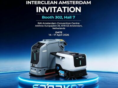 Sparkoz debutará con dos robots de limpieza comerciales insignia en Interclean Ámsterdam 2026