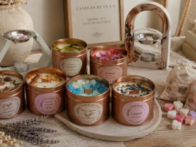 Candles by Emma impulsa sus velas aromáticas y wax melts