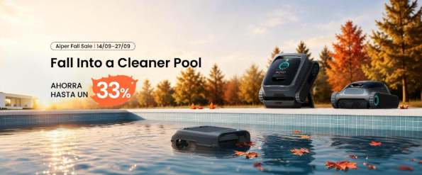 Aiper lanza su Fall Sale 2026 con descuentos de hasta el 33% para afrontar el otoño con la piscina a punto